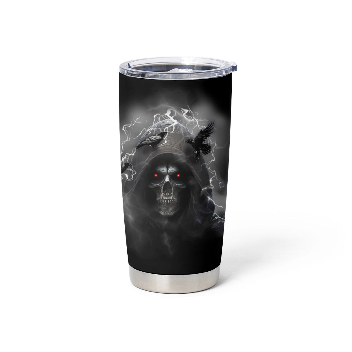 I Can't Go To Hell Reaper Bat Tumbler Cup - Wonder Print Shop