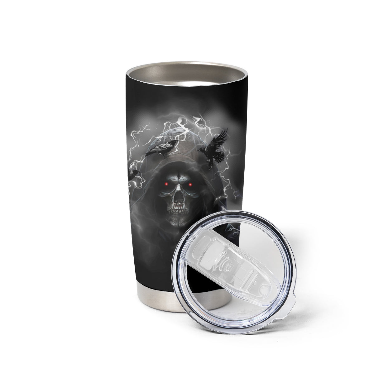 I Can't Go To Hell Reaper Bat Tumbler Cup - Wonder Print Shop