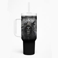 I Can't Go To Hell Reaper Bat Tumbler With Handle - Wonder Print Shop