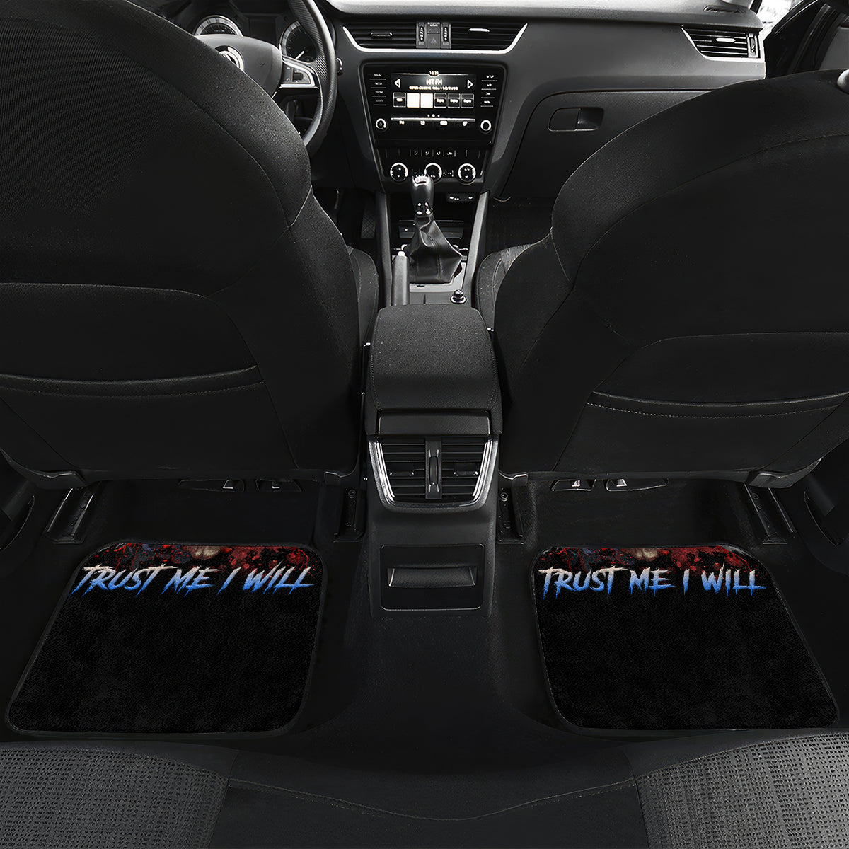 If Karma Doesn't Hit You Trust Me I Will Car Mats - Wonder Print Shop