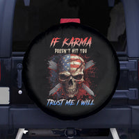 If Karma Doesn't Hit You Trust Me I Will Spare Tire Cover - Wonder Print Shop