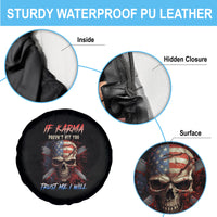 If Karma Doesn't Hit You Trust Me I Will Spare Tire Cover - Wonder Print Shop