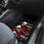 The Good Girl In Me 3 Skulls Rose Vintage Car Mats - Wonder Print Shop