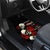 The Good Girl In Me 3 Skulls Rose Vintage Car Mats - Wonder Print Shop