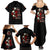 The Good Girl In Me 3 Skulls Rose Vintage Family Matching Summer Maxi Dress and Hawaiian Shirt - Wonder Print Shop