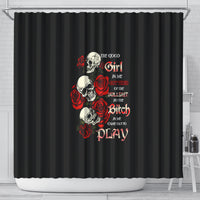 the-good-girl-in-me-3-skulls-rose-vintage-shower-curtain