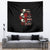 The Good Girl In Me 3 Skulls Rose Vintage Tapestry - Wonder Print Shop