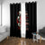 The Good Girl In Me 3 Skulls Rose Vintage Window Curtain - Wonder Print Shop