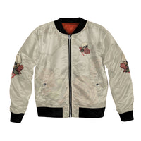 Stuck Between Idk Idc And Idgaf Skull Bomber Jacket - Wonder Print Shop