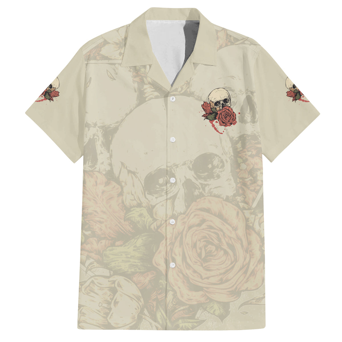 Stuck Between Idk Idc And Idgaf Skull Family Matching Off Shoulder Short Dress and Hawaiian Shirt - Wonder Print Shop