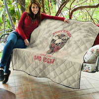 Stuck Between Idk Idc And Idgaf Skull Quilt - Wonder Print Shop