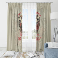 Stuck Between Idk Idc And Idgaf Skull Window Curtain - Wonder Print Shop