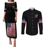 I Am A Grumpy Old Man Couples Matching Puletasi Dress and Long Sleeve Button Shirt - Wonder Print Shop