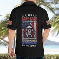 I Am A Grumpy Old Man Hawaiian Shirt - Wonder Print Shop