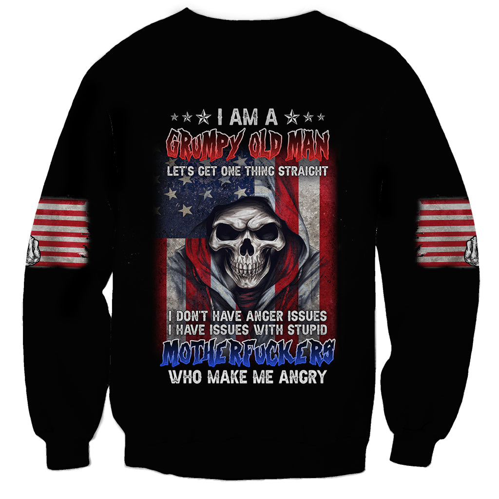 I Am A Grumpy Old Man Sweatshirt - Wonder Print Shop