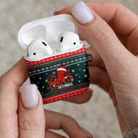 Merry Octomas Christmas AirPods Case Xmas Holiday Patterns - Wonder Print Shop