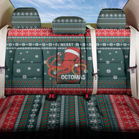 Merry Octomas Christmas Back Car Seat Cover Xmas Holiday Patterns - Wonder Print Shop