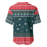 Merry Octomas Christmas Baseball Jersey Xmas Holiday Patterns - Wonder Print Shop