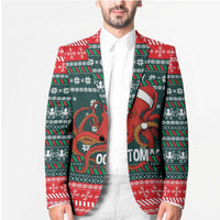 Merry Octomas Christmas Blazer Xmas Holiday Patterns - Wonder Print Shop