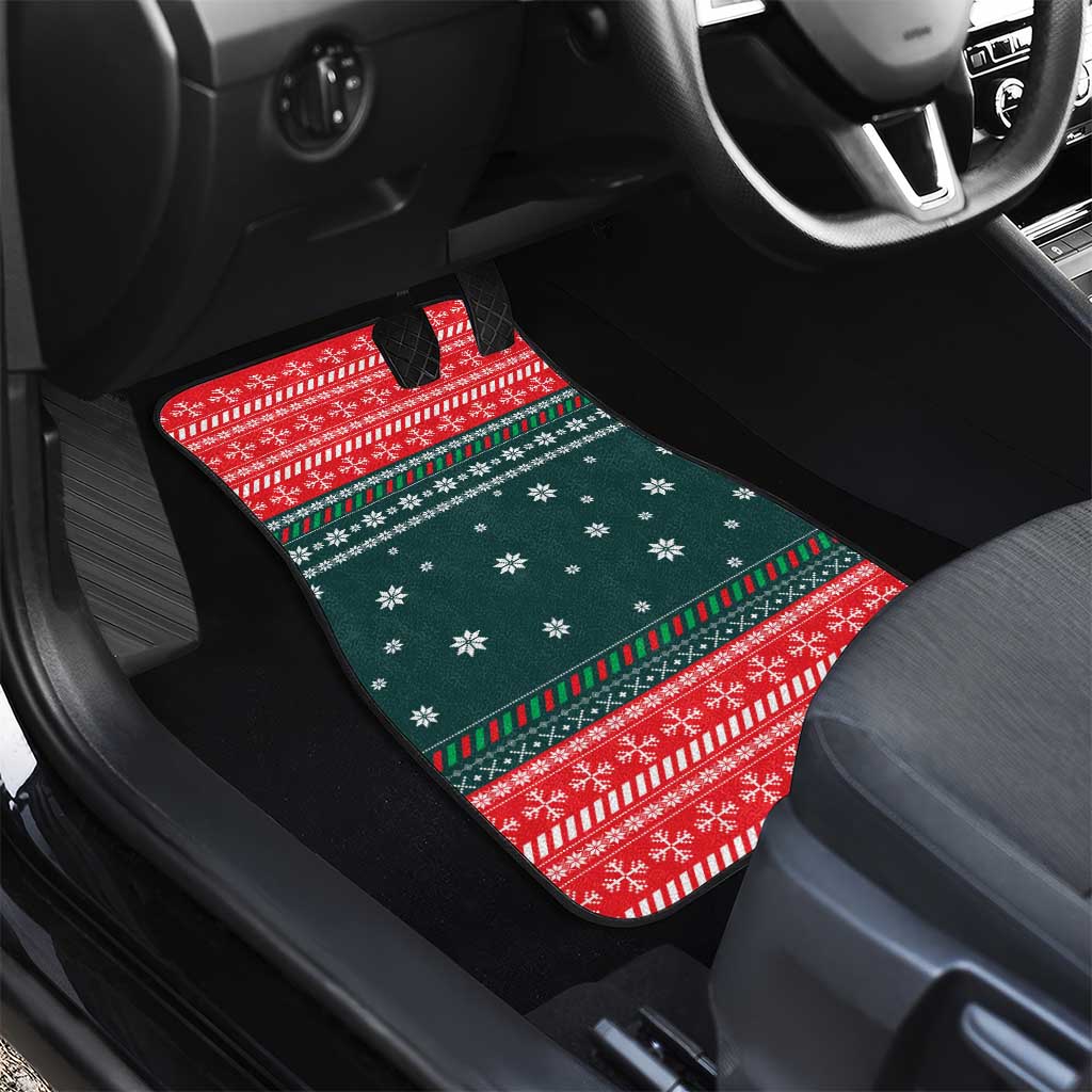 Merry Octomas Christmas Car Mats Xmas Holiday Patterns - Wonder Print Shop