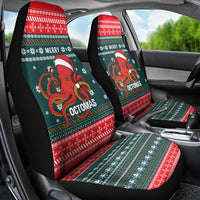 Merry Octomas Christmas Car Seat Cover Xmas Holiday Patterns - Wonder Print Shop