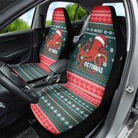 Merry Octomas Christmas Car Seat Cover Xmas Holiday Patterns - Wonder Print Shop