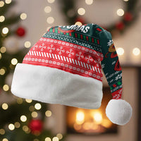 Merry Octomas Christmas Santa Hat Xmas Holiday Patterns - Wonder Print Shop