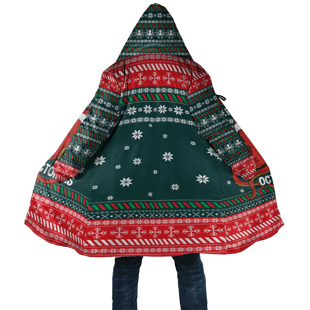 Merry Octomas Christmas Cloak Xmas Holiday Patterns - Wonder Print Shop