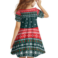 Merry Octomas Christmas Family Matching Off The Shoulder Long Sleeve Dress and Hawaiian Shirt Xmas Holiday Patterns - Wonder Print Shop