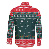 Merry Octomas Christmas Family Matching Off The Shoulder Long Sleeve Dress and Hawaiian Shirt Xmas Holiday Patterns - Wonder Print Shop