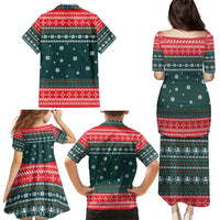 Merry Octomas Christmas Family Matching Puletasi and Hawaiian Shirt Xmas Holiday Patterns - Wonder Print Shop