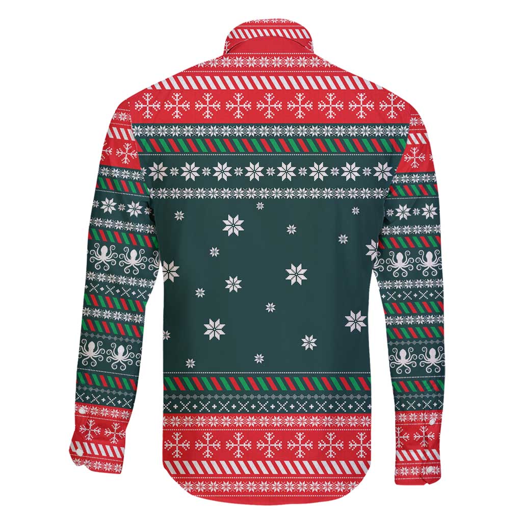 Merry Octomas Christmas Family Matching Puletasi and Hawaiian Shirt Xmas Holiday Patterns - Wonder Print Shop