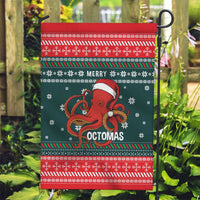 Merry Octomas Christmas Garden Flag Xmas Holiday Patterns - Wonder Print Shop