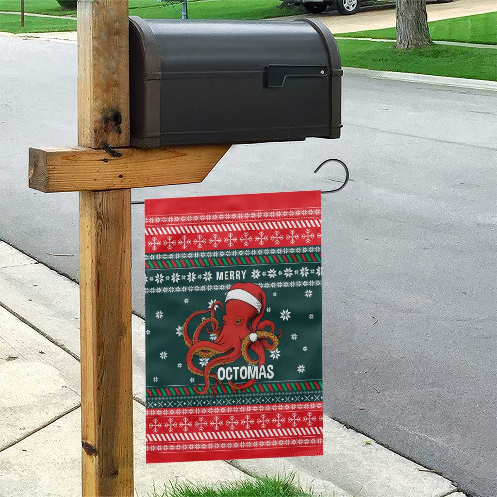 Merry Octomas Christmas Garden Flag Xmas Holiday Patterns - Wonder Print Shop