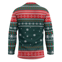 Merry Octomas Christmas Hockey Jersey Xmas Holiday Patterns - Wonder Print Shop