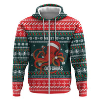 Merry Octomas Christmas Hoodie Xmas Holiday Patterns - Wonder Print Shop