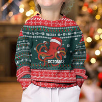 Merry Octomas Christmas Kid Ugly Christmas Sweater Xmas Holiday Patterns - Wonder Print Shop