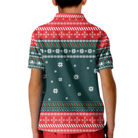 Merry Octomas Christmas Kid Polo Shirt Xmas Holiday Patterns - Wonder Print Shop
