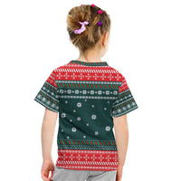 Merry Octomas Christmas Kid T Shirt Xmas Holiday Patterns - Wonder Print Shop