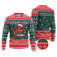 Merry Octomas Christmas Ugly Christmas Sweater Xmas Holiday Patterns - Wonder Print Shop