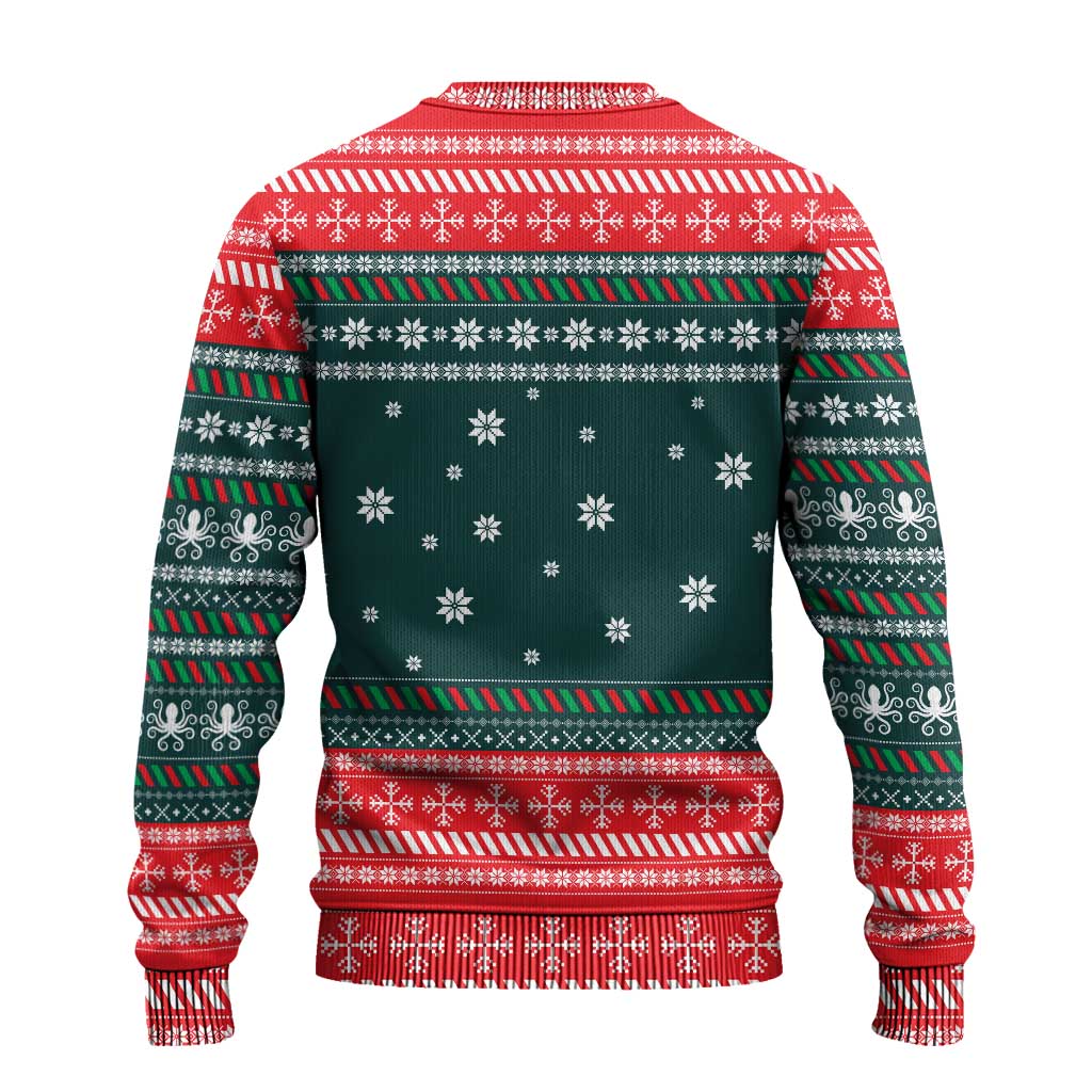 Merry Octomas Christmas Ugly Christmas Sweater Xmas Holiday Patterns - Wonder Print Shop