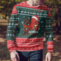 Merry Octomas Christmas Ugly Christmas Sweater Xmas Holiday Patterns - Wonder Print Shop