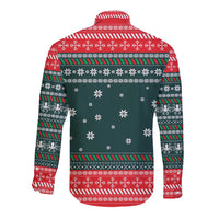 Merry Octomas Christmas Long Sleeve Button Shirt Xmas Holiday Patterns - Wonder Print Shop