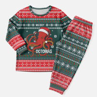 Merry Octomas Christmas Pajama Set Xmas Holiday Patterns - Wonder Print Shop