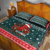 Merry Octomas Christmas Quilt Bed Set Xmas Holiday Patterns - Wonder Print Shop