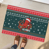 Merry Octomas Christmas Rubber Doormat Xmas Holiday Patterns - Wonder Print Shop