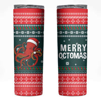 Merry Octomas Christmas Skinny Tumbler Xmas Holiday Patterns - Wonder Print Shop
