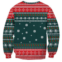 Merry Octomas Christmas Sweatshirt Xmas Holiday Patterns - Wonder Print Shop