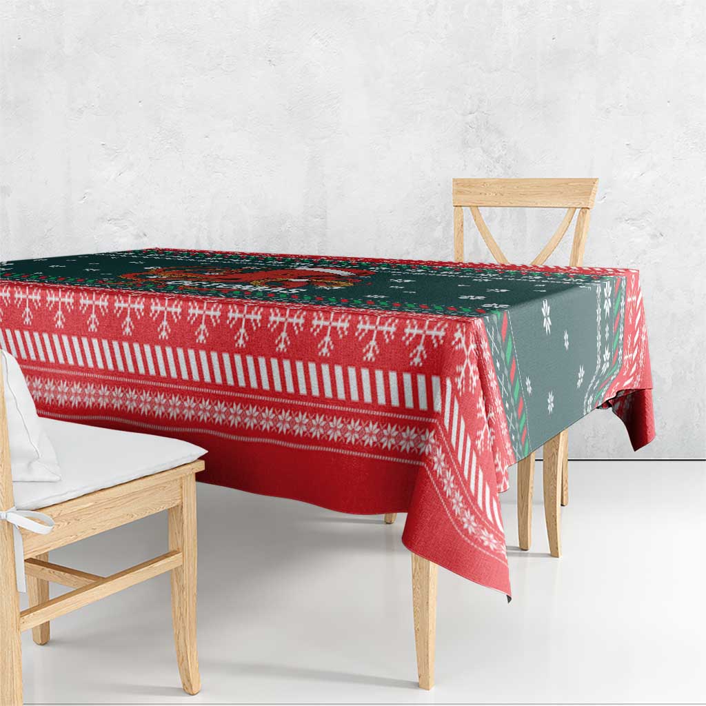 Merry Octomas Christmas Tablecloth Xmas Holiday Patterns - Wonder Print Shop