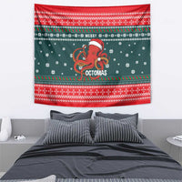Merry Octomas Christmas Tapestry Xmas Holiday Patterns - Wonder Print Shop